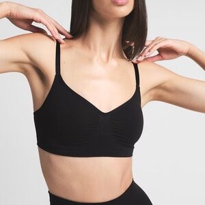 SKIMS Black Seamless Bralette